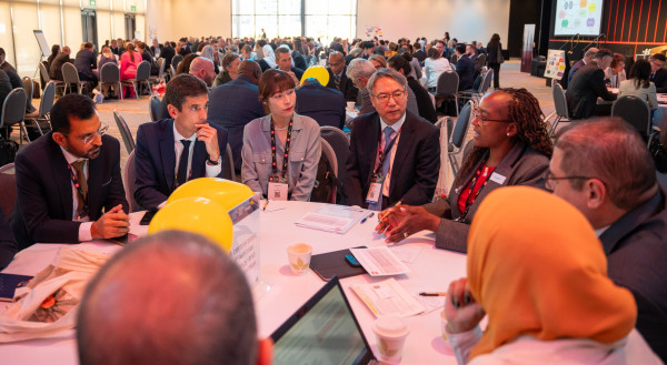 Delegates during a workshop