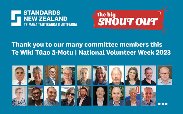 The Big Shout Out. Thank you to our many committee members this Te Wiki Tūao ā-Motu | National Volunteer Week 2023