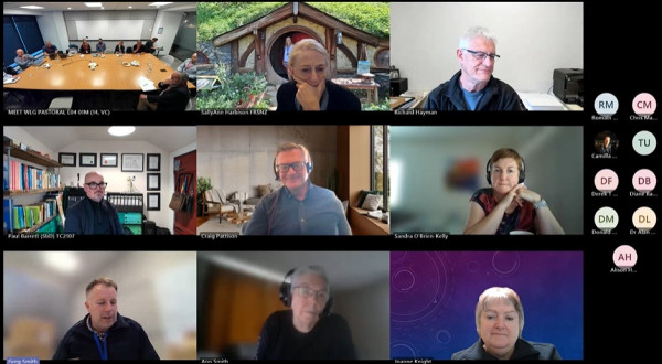 Attendees joined online from across New Zealand