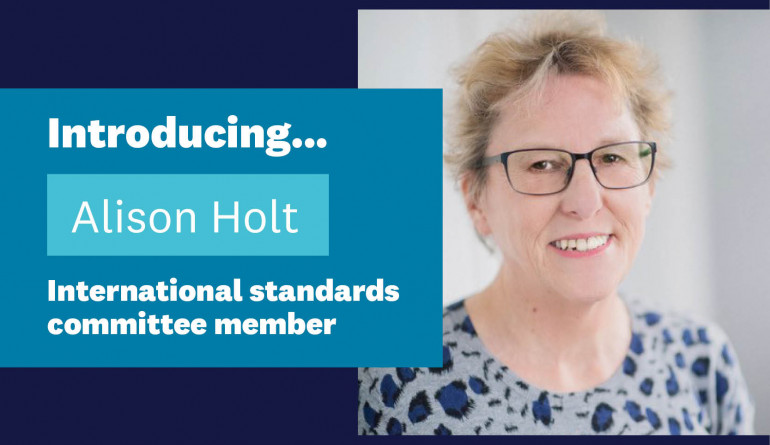 alison holt international standards committee member