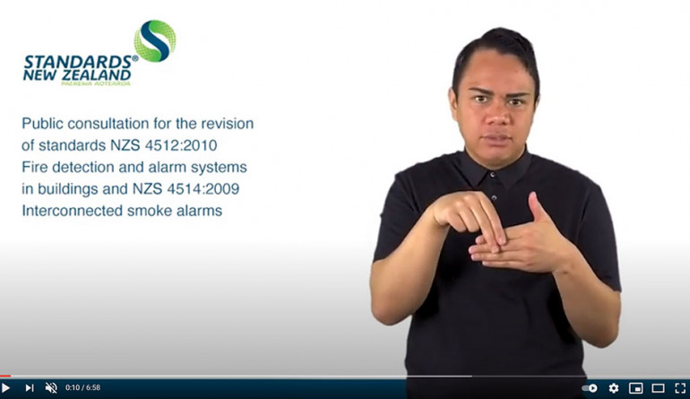 SNZ sign language translation video