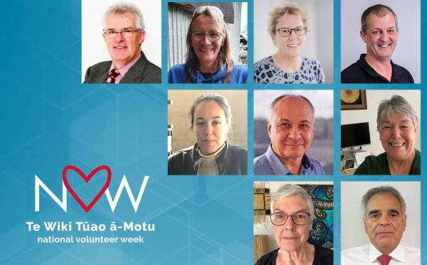 Te Wiki Tūao ā-Motu national volunteer week committee members and representatives